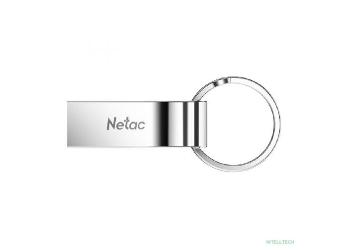 Netac USB Drive 32GB U275 <NT03U275N-032G-20SL>, USB2.0, с кольцом, металлическая