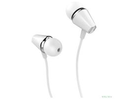 HOCO M34/ Наушники + микрофон/ Многофункциональная кнопка/ 1.2м/ 3.5 mm jack/ White