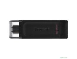 Kingston USB Drive 128Gb DataTraveler 70 Type-C DT70/128GB USB3.0 черный