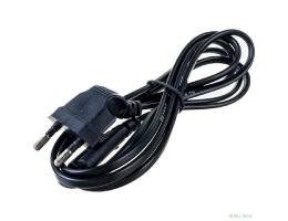 Rexant (11-1104) Шнур сетевой, вилка угловая СЕЕ 7/16 - разъем IEC 320 C7, кабель 2x0,75 мм?, длина 1,5 метра (PVC пакет) 