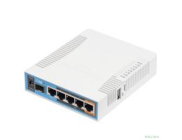 MikroTik RB962UiGS-5HacT2HnT Беспроводной маршрутизатор  hAP ac 2.4+5ГГц, 802.11a/b/g/n/ac, 5x Ethernet 1G, 1x SFP