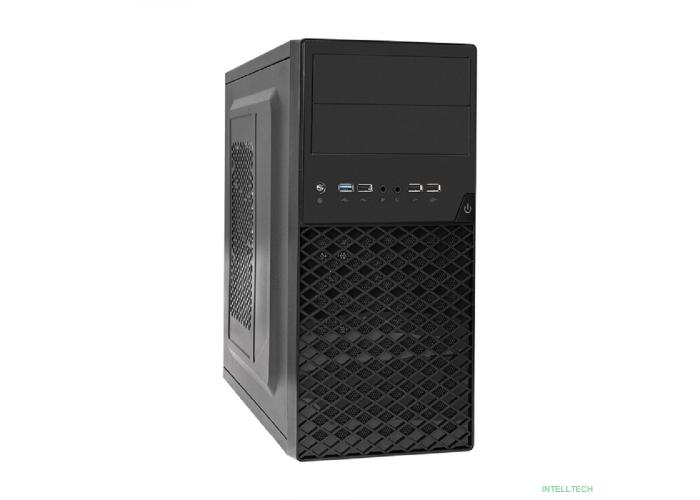 Exegate EX284032RUS Корпус Minitower BA-203U Black, mATX, <без БП>, 2*USB+1*USB3.0, Audio