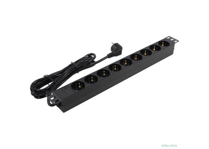 Exegate EX280851RUS Блок розеток ExeGate ServerPro PDU-19H905 Al-9S-EU3, 19