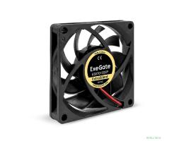Exegate EX295230RUS Вентилятор 12В DC ExeGate ExtraSilent ES07015S2P (70x70x15 мм, Sleeve bearing (подшипник скольжения), 2pin, 2000RPM, 18dBA)