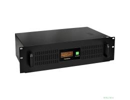 Exegate EX293852RUS ИБП ExeGate ServerRM UNL-3000.LCD.AVR.2SH.3C13.USB.3U <3000VA/1800W, Color LCD, AVR, 2*Schuko+3*C13, USB, 3U, установка в стойку, Black>