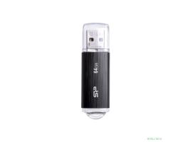 Silicon Power USB Drive 64Gb Ultima U02, USB 2.0, Черный SP064GBUF2U02V1K