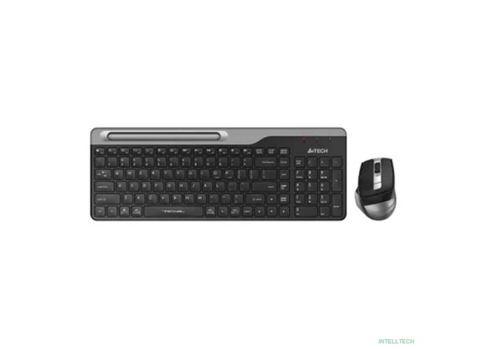 Клавиатура + мышь A4Tech Fstyler FB2535C клав:черный/серый мышь:черный/серый USB беспроводная Blueto