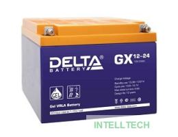 Delta GX 12-24 (24 А\ч, 12В) свинцово- кислотный аккумулятор  