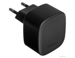 HOCO CS32A/ Сетевое ЗУ/PD + QC 3.0/ 2 USB: Type-C + Type-A/ Выход: 20W/ черный