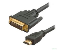 5bites APC-073-020 Кабель  HDMI M /  DVI M (24+1) double link, зол.разъемы, ферр.кольца, 2м.