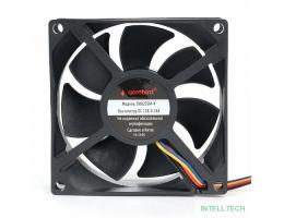 Gembird Вентилятор для корпуса 80x80x25, втулка, 4 pin, провод 30 см (D8025SM-4)