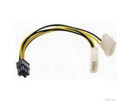 Gembird Разветвитель питания , 2xMolex->PCI-E 6pin, для подкл. в/к к б/п [CC-PSU-6]
