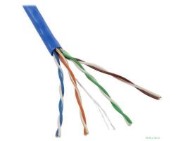 5bites Кабель US5505-100A-BL витая пара UTP / SOLID / 5E / 24AWG / CCA / PVC / BLUE / 100M
