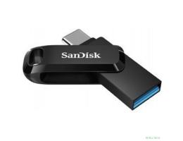 SanDisk USB Drive 64GB Ultra Dual Drive Go, USB 3.1 - USB Type-C Black[SDDDC3-064G-G46]
