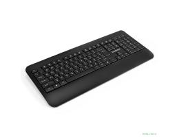 Exegate EX296922RUS Клавиатура ExeGate Professional Standard LY-E5500M (USB, полноразмерная, влагозащищенная, 104кл., Enter большой, подставка под запястья, длина кабеля 1,35м, черная, Color Box)