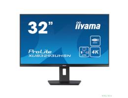 LCD IIYAMA 31.5" XUB3293UHSN-B5 {IPS 3840x2160 75Hz 4ms 350cd 1000:1 10bit(8bit+FRC) HDMI DisplayPort 2xUSB3.0 USB-C(PD 65W) RJ45 2x3W HAS VESA}