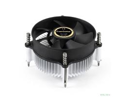 Exegate EX286138RUS Кулер ExeGate EK-11508 (Al, LGA1150/1151/1155/1156/1200, TDP 75W, Fan 90mm, 2200RPM, Hydro bearing, 3pin, 22db, 285г, с термопастой, на винтах, Retail color box)