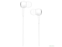 HOCO M19/ Наушники + микрофон/ Кнопка ответа/ 1.2м/ 3.5 mm jack/ White