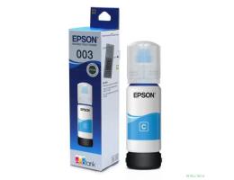 EPSON C13T00V298 Контейнер 003 с голубыми чернилами для L3210, L3216, L3256, 65 мл.