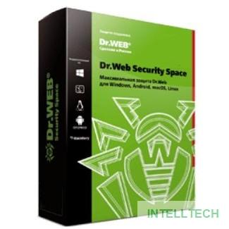 BHW-B-12M-2-A3(A2) Dr. Web Security Space, картонная упаковка, на 12 месяцев,  на 2 ПК (350931, 352409)