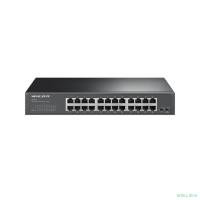Mercusys MS124GS Коммутатор с 24 гигабитными портами для размещения на столе или в стойке 