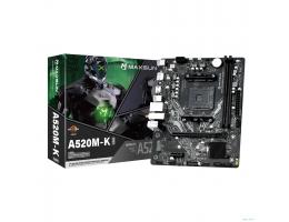 MAXSUN MS-Challenger A520M-K WIFI (Socket AM4, mATX, 2*DDR4(64Gb), DP/HDMI,  3*SATA3, 1*M.2, 1*PCIEx16/1*PCIEx1, 4*USB2.0, 2*USB 3.0, LAN 1*1G, Bluetooth,  Wi-Fi 802.11ax, RTL)
