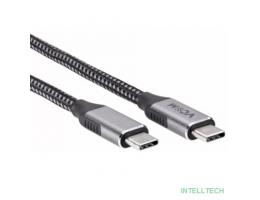 VCOM CU420M-1M Кабель USB3.2 Gen2X2, CM->CM, 20Gbs, 100WT, 4KX60Hz, All shell, 1m