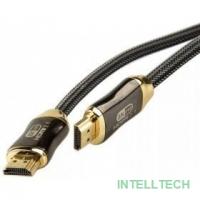 Telecom TCG300-3M Кабель HDMI 19M/M,ver. 2.1, 8K@60 Hz 3m метал разъемы, нейлоновая оплетка Telecom <TCG300-3M>