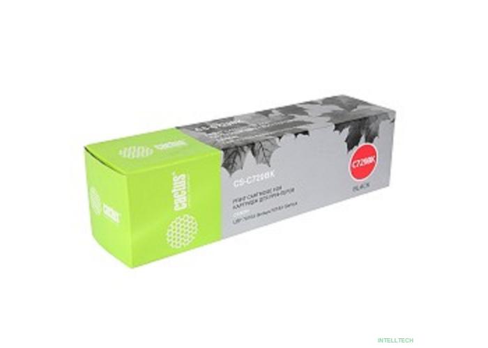 CACTUS Cartridge 729BK Картридж (CS-C729BK) для принтеров CANON i-SENSYS LBP7010C/ LBP7018C, черный, 1200стр.