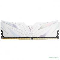 Модуль памяти DDR4 Netac Shadow II 16GB 3200MHz CL16 1.35V / NTSWD4P32SP-16W / White / with radiator