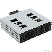 Procase L2-108-SATA3-BK {Корзина L2-108SATA3 8 SATA3/SAS, черный, с замком, hotswap mobie rack module for 2,5