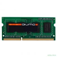 QUMO DDR3 SODIMM 4GB QUM3S-4G1333C(L)9 PC3-10600, 1333MHz