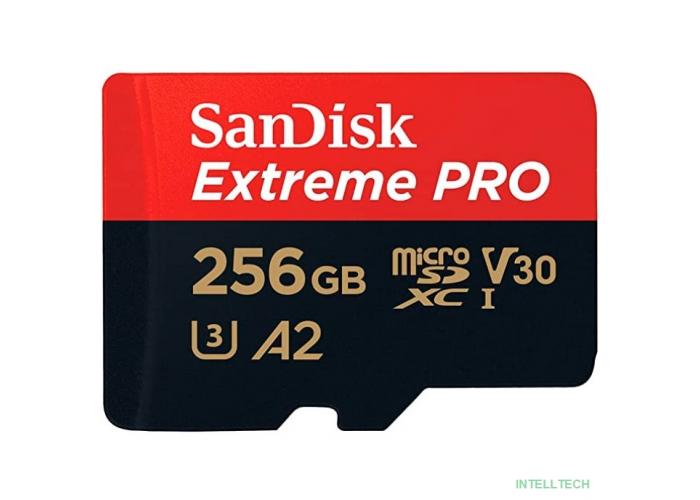 Micro SecureDigital 256GB Sandisk Extreme Pro microSDXC  + SD Adapter + Rescue Pro Deluxe 200MB/s [SDSQXCD-256G-GN6MA]