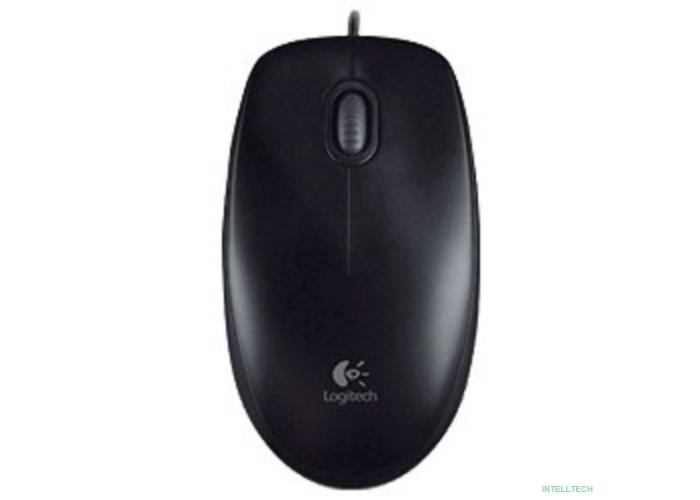 910-003357/910-006605 Мышь Logitech B100 Black USB OEM