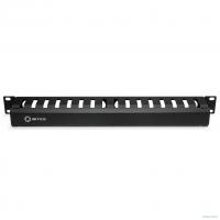 5bites Панель-органайзер кабеля CM-101B для сетевых шкафов ГРЕБЕНКА / КРЫШКА / 1U / 19