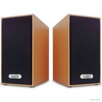 CBR CMS 635 Brown, Акустическая система 2.0, питание USB, 2х3 Вт (6 Вт RMS), материал корпуса MDF, 3.5 мм линейный стереовход, регул. громк., длина кабеля 1 м, цвет светло-коричневый