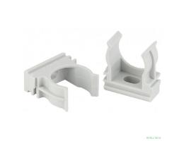 ЭРА Б0020123 Крепеж-клипса CLIP-20 (серый) для трубы d 20мм