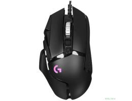 910-005474/910-005471/910-005469 Logitech Игровая мышь G502 HERO High Performance Gaming Mouse, чёрный
