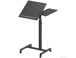 Kromax OMEGA-10 black,Стол-трансформер для ноутбука, проектора на колёсах, max 15 кг.