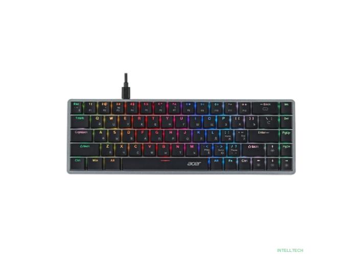 Acer OKW302 [ZL.KBDCC.01C]  USB, серебристый 