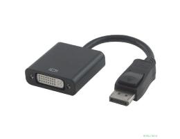 Gembird Переходник DisplayPort - DVI , 20M/19F, пакет черный [A-DPM-DVIF-002]