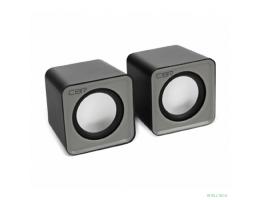 CBR CMS 90 Grey, Акустическая система 2.0, питание USB, 2х3 Вт (6 Вт RMS), материал корпуса пластик, 3.5 мм линейный стереовход, регул. громк., цвет серый