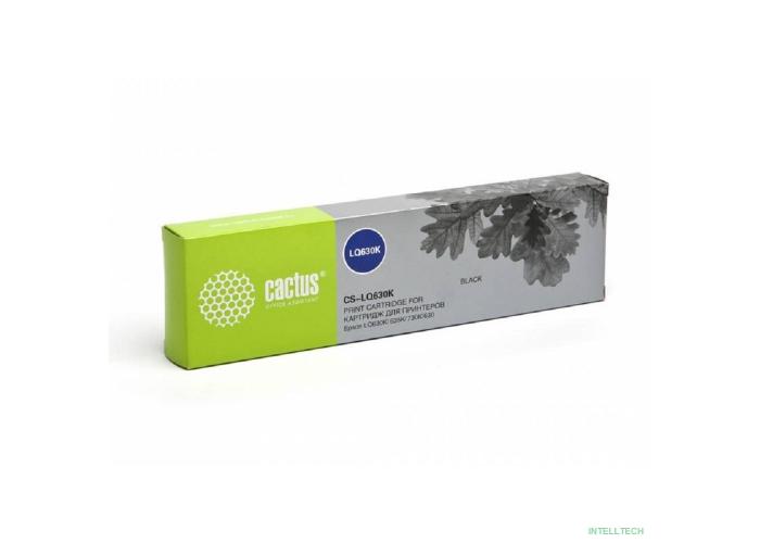 CACTUS C13S015307BA Картридж матричный для Epson LQ630K/635K/730K, ресурс 1 600 000 зн, black