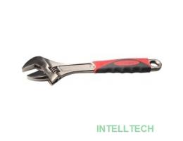 Ключ разводной ЗУБР, хромоникелевое покрытие, длина 250мм, увеличен. зев 36мм [27255-25]