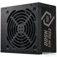 Блок питания 500 Ватт/ Power Supply Cooler Master Elite NEX N500, 500W, ATX, 120mm, 5xSATA, 2xPCI-E(6+2), 3xMolex, APFC, EU Cable