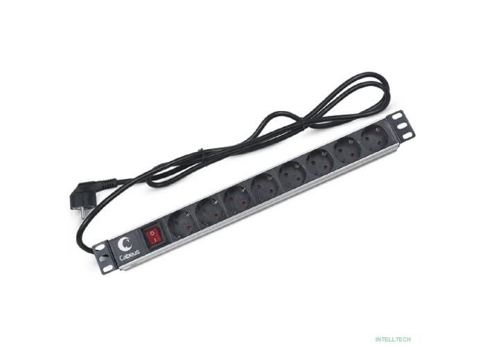 Cabeus PDU-8P-2EU Блок евророзеток для 19