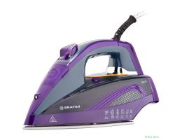 BRAYER BR4001 Утюг, 2600 Вт,140 г, фиолетовый