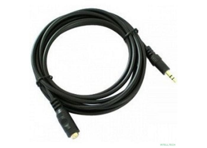 Exegate EX205308RUS Удлинитель звуковой (3.5mm Jack M - 3.5mm Jack F) 2м Exegate, позолоченные разъемы