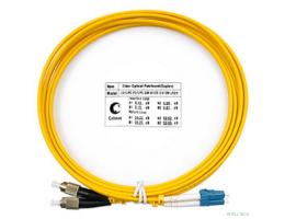 Cabeus FOP(d)-9-LC-FC-3m Шнур оптический duplex LC-FC 9/125 sm 3м LSZH
