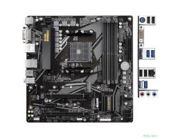 Gigabyte B550M DS3H RTL {Socket AM4, AMD B550, 4xDDR4-3200, DVI-D+HDMI, 2xPCI-Ex16, 1xPCI-Ex1, 4xSATA3(RAID 0/1/10), 2xM.2, 8 Ch Audio, GLan, (4+2)xUSB2.0, (4+2)xUSB3.2, 1xPS/2, mATX}